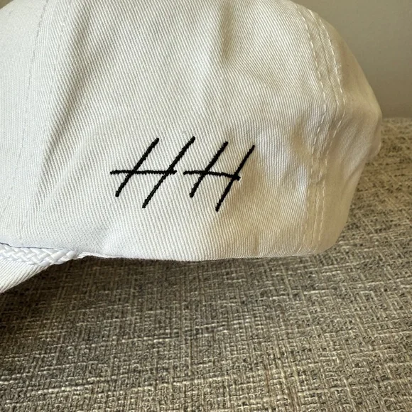 White Baseball Cap with Logo - Picture 6 of 10